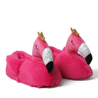 Dearfoams Cozyfoams Women's Overstuffed Animal Closed Back Slipper In Pink