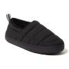 Dearfoams Cullen Mens Memory Foam Slip-on Slippers In Black