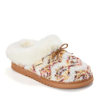 Dearfoams Daphne Knit Clog Slippers In Multi