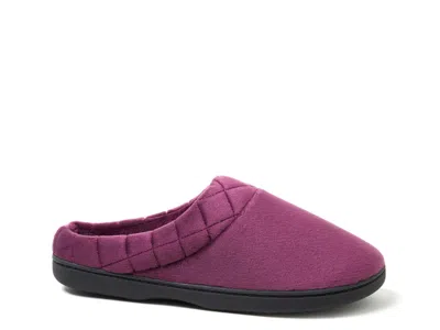 Dearfoams Darcy Clog Slipper In Purple