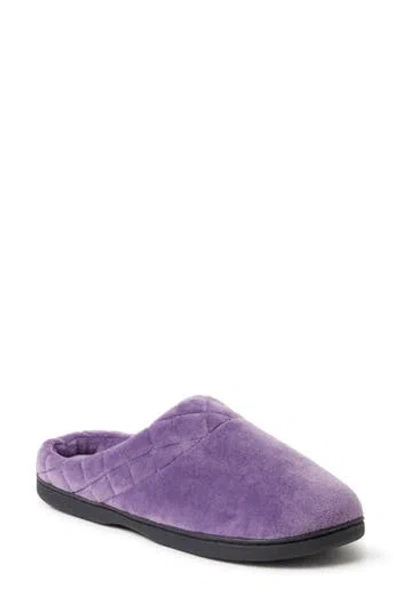 DEARFOAMS DEARFOAMS DARCY VELOUR CLOG SLIPPER