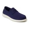 Dearfoams Dearfoam's Original Comfort Men's Rollins Sport Knit Loafer Shoes In Blue