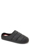 Dearfoams Declan Quilted Slipper In Black