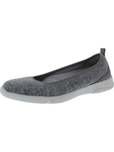 Dearfoams Easy Foam Ballet Womens Knit Lifestyle Casual And Fashion Sneakers In Grey