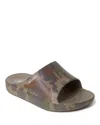 Dearfoams Ecocozy Men's Sustainable Comfort Slide Sandal In Green