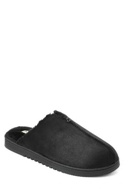 Dearfoams Fenway Scuff Slipper In Black