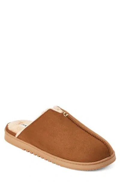 Dearfoams Fenway Scuff Slipper In Brown