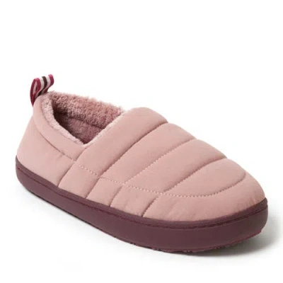 Dearfoams Fern Ripstop Closed Back Slipper In Mauve