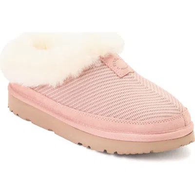 Dearfoams Fireside Adelaide Sport Knit Water Repellent Clog In Pink