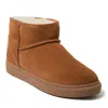 DEARFOAMS FIRESIDE BY DEARFOAMS MEN'S BATHURST GENUINE SHEARLING MICRO BOOTIE