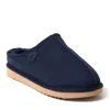 Dearfoams Fireside By  Men's Grafton Genuine Shearling Clog In Blue