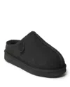 Dearfoams Fireside By  Men's Grafton Genuine Shearling Clog Slipper In Black