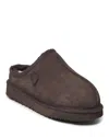 Dearfoams Fireside Grafton Genuine Shearling Clog Slipper In Brown