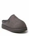Dearfoams Fireside By  Men's Grafton Genuine Shearling Clog Slipper In Multi