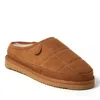 Dearfoams Fireside By  Men's Grafton Quilted Genuine Shearling Clog Slipper In Pink