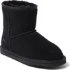Dearfoams Fireside By  Rosebery Genuine Shearling Boot In Black