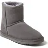 Dearfoams Fireside By  Rosebery Genuine Shearling Boot In Gray