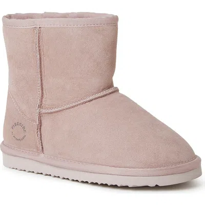 Dearfoams Fireside By  Rosebery Genuine Shearling Boot In Pink