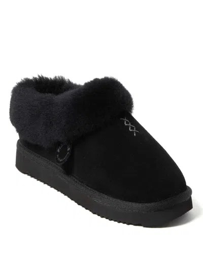 DEARFOAMS FIRESIDE BY DEARFOAMS WOMEN'S ADELAIDE GENUINE SHEARLING CLOG SLIPPER
