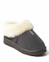 Dearfoams Fireside Adelaide Genuine Shearling Clog Slipper In Gray