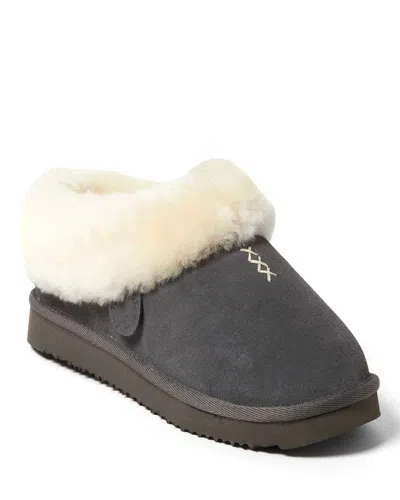 DEARFOAMS FIRESIDE BY DEARFOAMS WOMEN'S ADELAIDE GENUINE SHEARLING CLOG SLIPPER