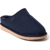 Dearfoams Fireside By  Men's Grafton Genuine Shearling Clog In Navy