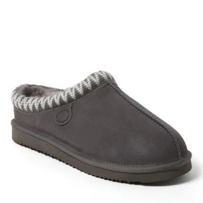 Dearfoams Fireside Grafton Genuine Shearling Clog Slipper With Taping