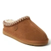 Dearfoams Fireside Grafton Genuine Shearling Clog Slipper With Taping