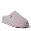 Dearfoams Fireside Greta Genuine Shearling Clog Slipper In Metallic