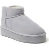 Dearfoams Fireside Kingston Genuine Shearling Platform Bootie In Multi