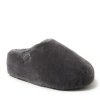 Dearfoams Fireside By  Women's Maryboro Genuine Shearling Platform Clog Slipper In Grey