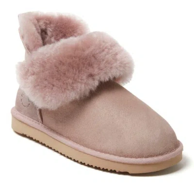 Dearfoams Fireside Perth Genuine Shearling Foldover Boot