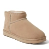 Dearfoams Fireside Riverland Genuine Shearling Micro Bootie