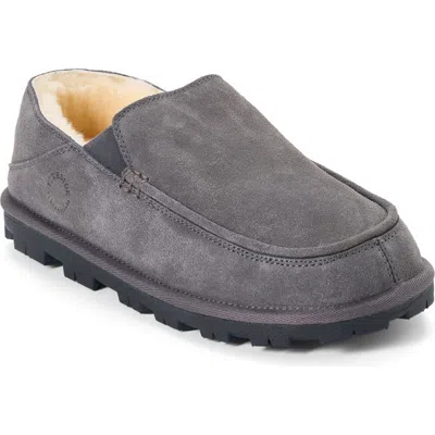 Dearfoams Fireside Shepparton Loafer Water Resistant Slippers In Gray