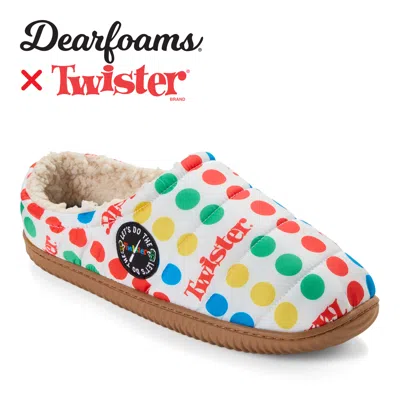 Dearfoams + Game Night Limited Edition Men's Clog In White