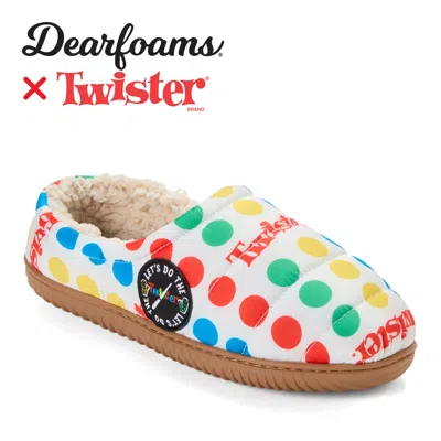 Dearfoams + Game Night Limited Edition Women's Clog In White