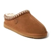 Dearfoams Grafton Mens Memory Foam Clog Slippers In Brown