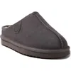 Dearfoams Greta Genuine Shearling Clog Slipper In Grey