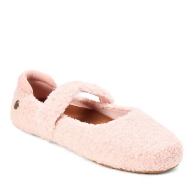Dearfoams Haddy Teddy Flat In Pink