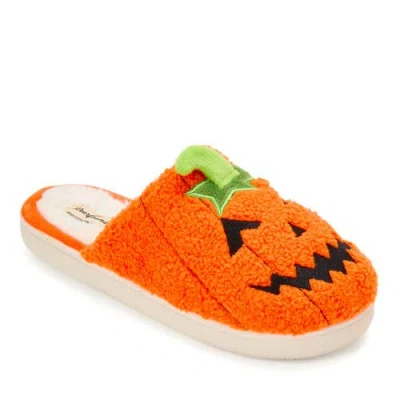 Dearfoams Halloween Scuff Slipper In Orange