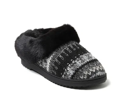 Dearfoams Hannah Clog Slipper In Black