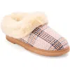 Dearfoams Hannah Festive Knit Clog Slipper In Multi