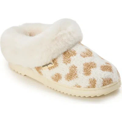 Dearfoams Hannah Festive Knit Clog Slipper In Multi