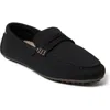Dearfoams Hazel Stretch Knit Driving Loafer Slipper In Black