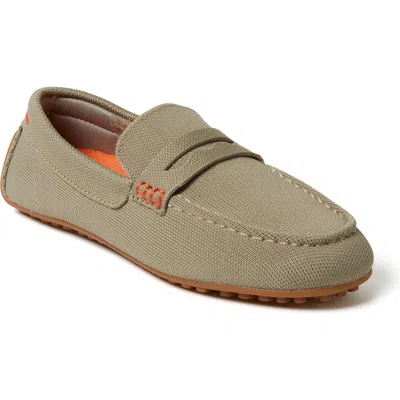 Dearfoams Hazel Stretch Knit Driving Loafer Slipper In Mohair