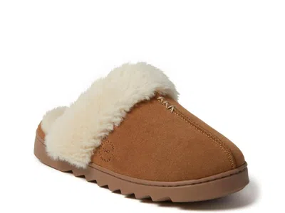 Dearfoams Helena Scuff Slipper In Animal Print