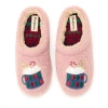 Dearfoams Holiday Novelty Clog Slipper In Purple
