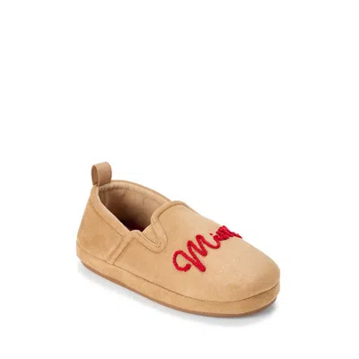 Dearfoams Kids Cozy Kid's Closed Back Slippers In Neutral