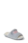 Dearfoams Kids' Faux Fur Slide Slipper In Mini Mode