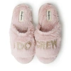 Dearfoams Lane Bridal I Do Fuzzy Slide Slipper In Purple